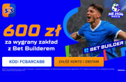 600 zł za trafiony Bet Builder na mecz Brazylii