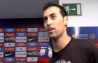 Busquets: To normalne, że Rakitić nie chciał celebrować gola